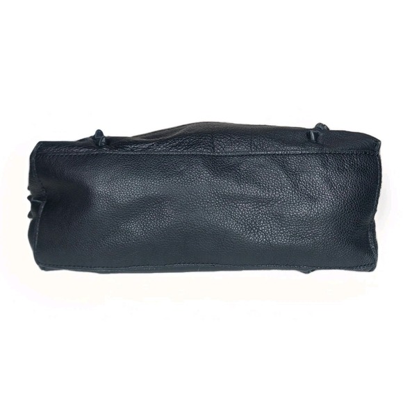 Liebeskind Berlin Women Black Soft Pebbled Leather Embellished Crossbody Purse - Picture 7 of 8